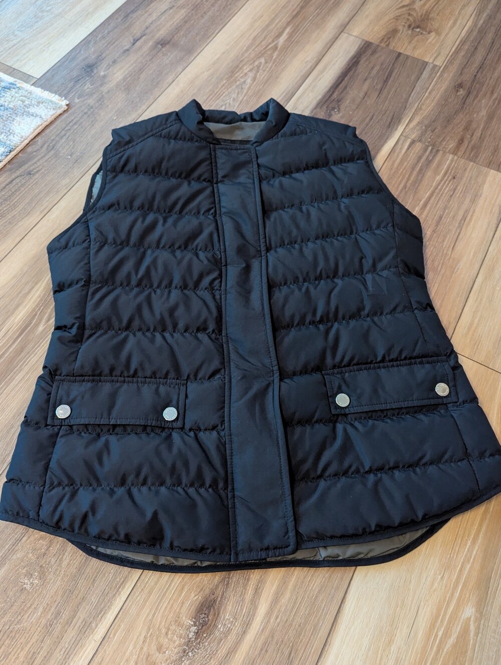 Belstaff Women's Black Quilted Removable Puffer Vest